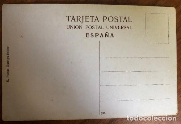 Postales: BARCELONA - MONUMENTO A CLAV&Eacute; Postal E. Planas Garriga Editor n&uacute;m. 596 - Foto 2