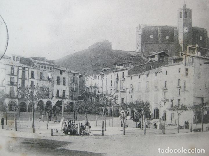 Postales: BALAGUER-PLAZA DE MERCADAL-57-JOSE CLAVEROL-POSTAL ANTIGUA-(95.738)