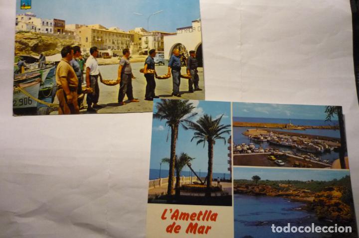 Postales: lote postales ametlla de mar.- cm