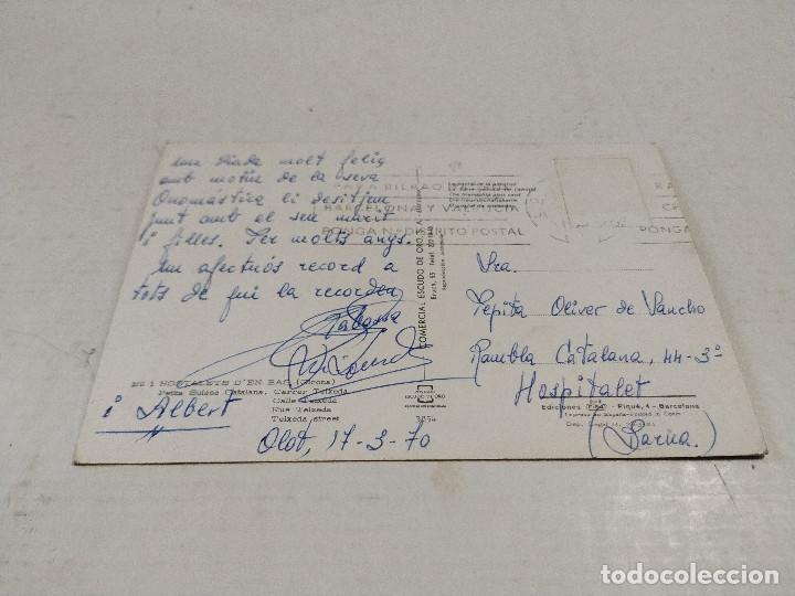 Postales: GARROTXA - POSTAL HOSTALETS DEN BAS - CARRER TEIXEIDA - Foto 2