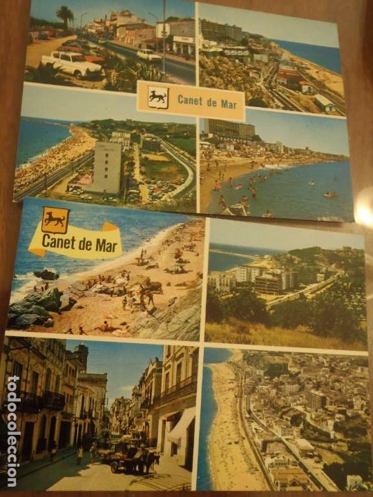Postales: CANET DE MAR - LOTE DE DOS POSTALES - Foto 1