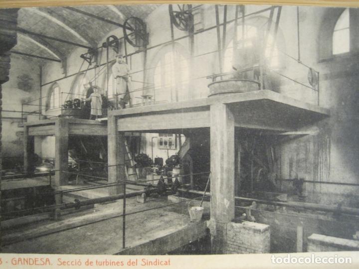 Postais: GANDESA-SECCIO DE TURBINES DEL SINDICAT-THOMAS-POSTAL ANTIGUA-(95.857)