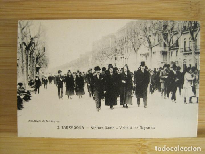 Postcards: TARRAGONA-VIERNES SANTO-VISITA A LOS SAGRARIOS-POSTAL ANTIGUA-(96.073)