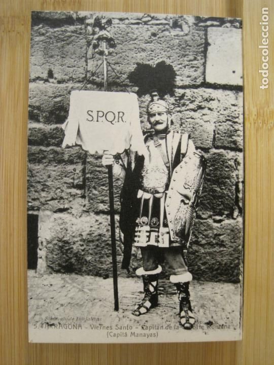 Postcards: TARRAGONA-VIERNES SANTO-CAPITAN DE LA CORTE ROMANA-POSTAL ANTIGUA-(96.075)