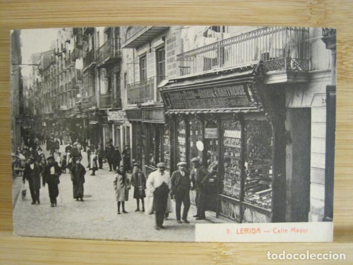 Postales: LLEIDA-CALLE MAYOR-COLMADO PEDRO LLOP-POSTAL ANTIGUA-(96.089)