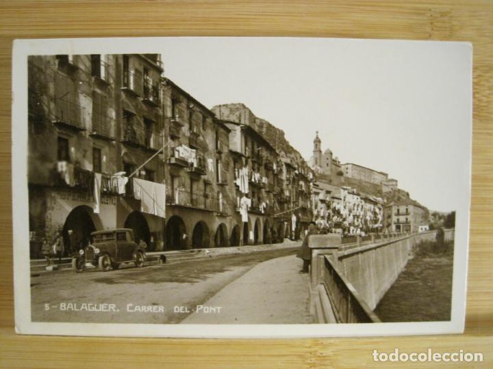 Postales: BALAGUER-CARRER DEL PONT-FOTOGRAFICA-POSTAL ANTIGUA-(96.100)