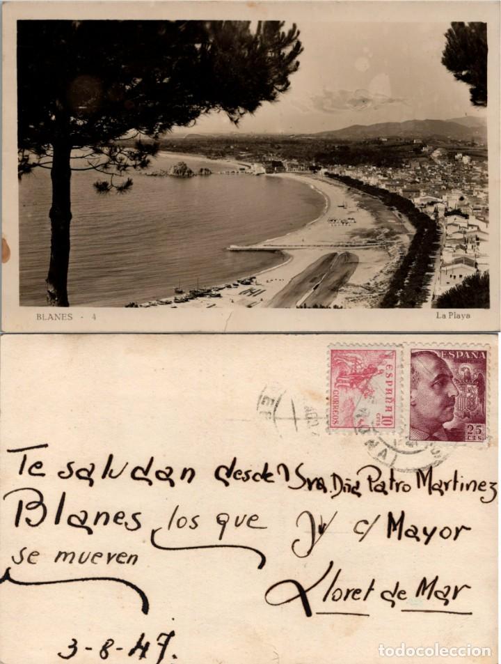 Postales: Blanes - La Playa - No consta editor - 140x92mm - Foto 3