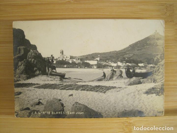 Postales: BLANES-SANT JOAN-FOTOGRAFICA-POSTAL ANTIGUA-(96.117)