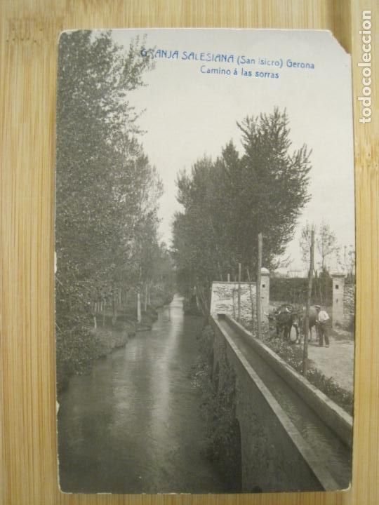 Postales: GIRONA-GRANJA SALESIANA-CAMINO A LAS SORRAS-FOTOGRAFICA-POSTAL ANTIGUA-(96.126)