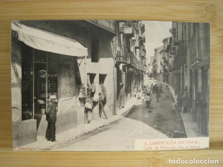 Postcards: CAMPRODON-CALLE DE VALENCIA-4-ROISIN-POSTAL ANTIGUA-(96.140)