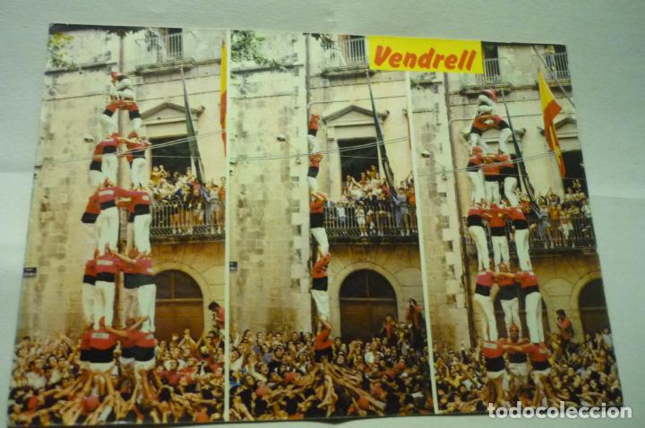 Postales: postal vendrell torres humanas nens de vendrell