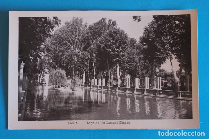 Postales: POSTAL DE LERIDA: LAGO DE LOS CAMPOS ELISEOS