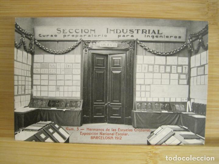 Postales: BARCELONA-EXPOSICION NACIONAL ESCOLAR-HERMANOS DE LAS ESCUELAS CRISTIANAS-POSTAL ANTIGUA-(96.203)