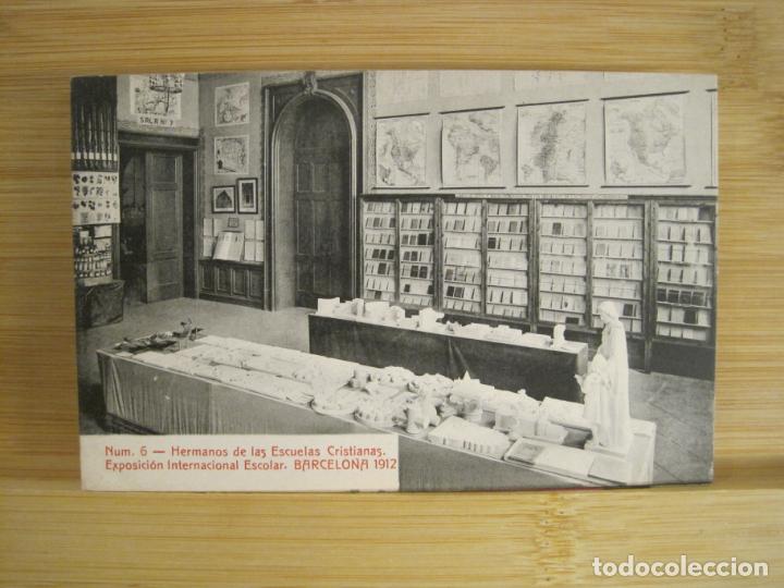 Postales: BARCELONA-EXPOSICION NACIONAL ESCOLAR-POSTAL ANTIGUA-(96.206)