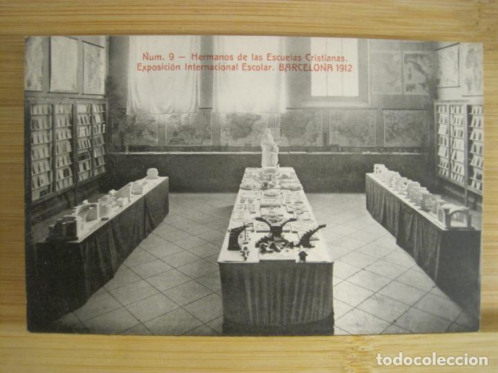 Postales: BARCELONA-EXPOSICION NACIONAL ESCOLAR-POSTAL ANTIGUA-(96.209)