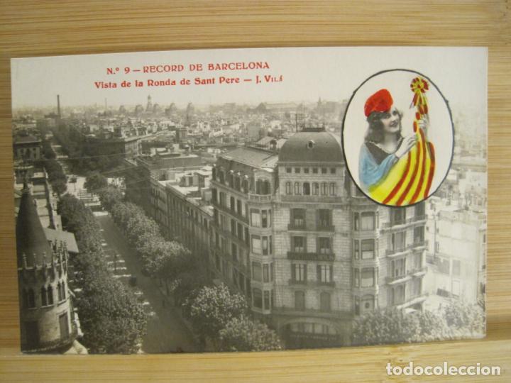 Postales: BARCELONA-VISTA DEL A RONDA DE SANT PERE-J.VILA-9-FOTOGRAFICA-POSTAL ANTIGUA-(96.213)