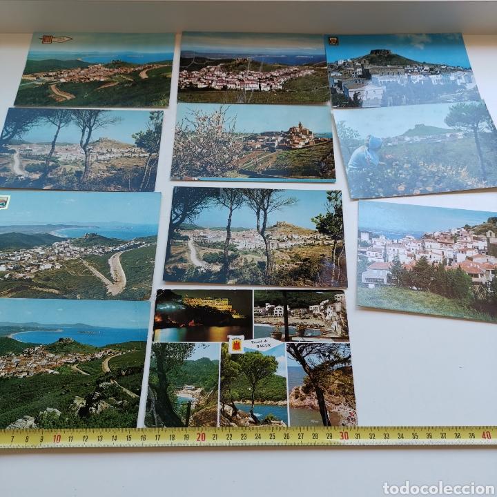 Postales: 11 postals de Begur, de 1960 1981 - Foto 1