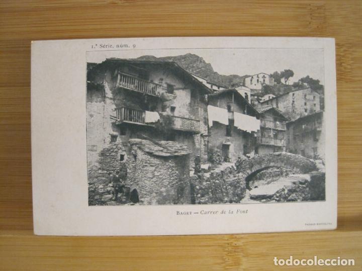 Postales: BAGET-CARRER DE LA FONT-THOMAS-REVERSO SIN DIVIDIR-POSTAL ANTIGUA-(96.243)