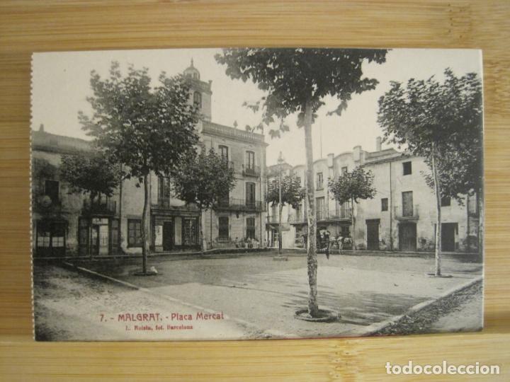 Postcards: MALGRAT-PLA&Ccedil;A MERCAT-ROISIN-7-POSTAL ANTIGUA-(96.261)