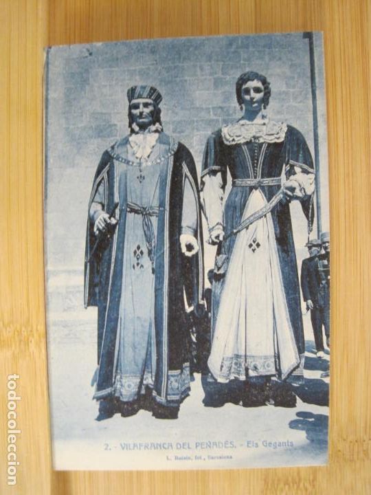 Postales: VILAFRANCA DEL PENEDES-GEGANTS-ROISIN-2-POSTAL ANTIGUA-(96.304)
