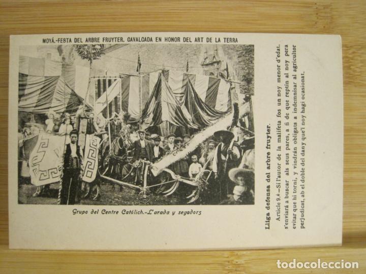 Postales: MOIA-MOYA-FESTA DEL ARBRE FRUITER-GRUPO DEL CENTRE CATOLICH-POSTAL ANTIGUA-(96.307)