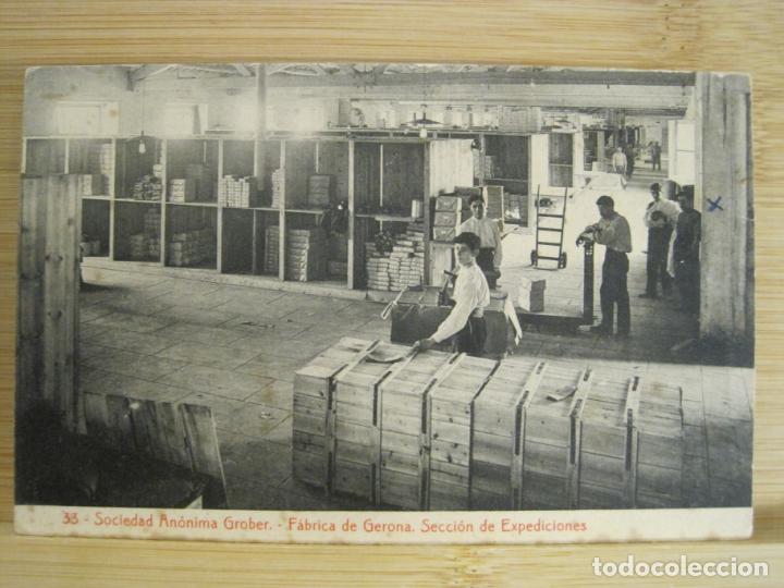 Postais: GIRONA-SOCIEDAD ANONIMA GROBER-SECCION DE EXPEDICIONES-THOMAS-33-POSTAL ANTIGUA-(96.316)