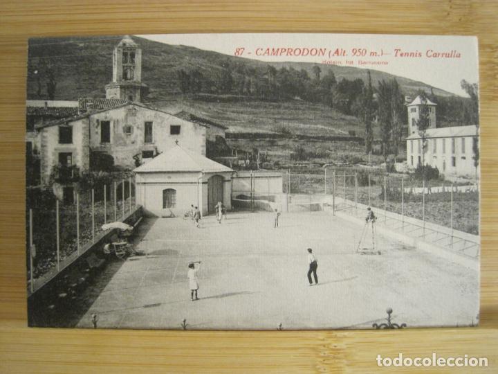 Postales: CAMPRODON-TENIS CARULLA-ROISIN-87-POSTAL ANTIGUA-(96.318)