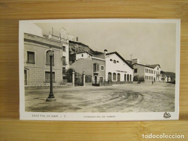 Postales: SANT POL DE MAR-AVINGUDA DEL DR FUREST-FOTOGRAFICA-POSTAL ANTIGUA-(96.429)