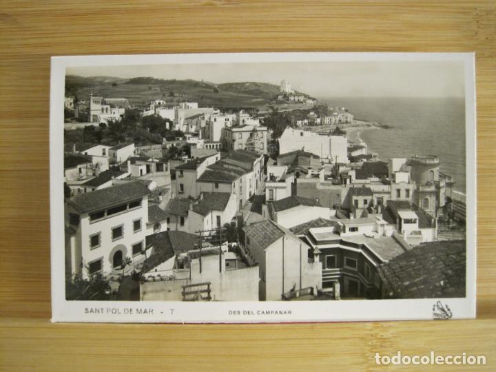 Postales: SANT POL DE MAR-DES DEL CAMPANAR-FOTOGRAFICA-POSTAL ANTIGUA-(96.431)