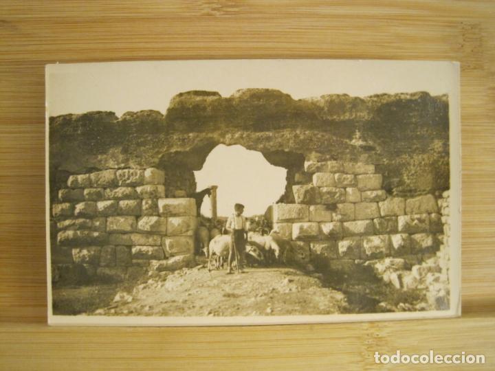 Postais: LA ESCALA-PORTAL ROMA-ENTRADA A LA CIUDAD-FOTOGRAFICA-POSTAL ANTIGUA-(96.489)