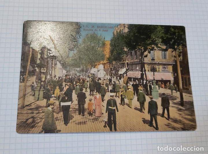 Postales: Postal de la Rambla, Barcelona, sin circular - Foto 1