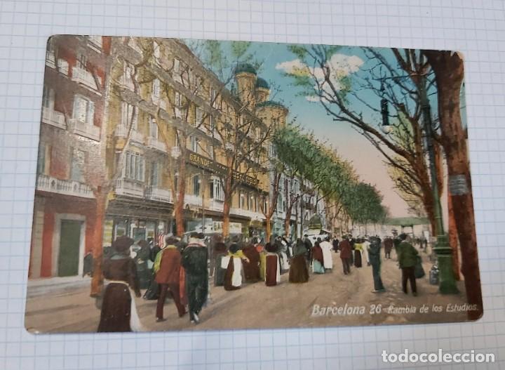 Postales: Postal de la Rambla, Barcelona, sin circular - Foto 1