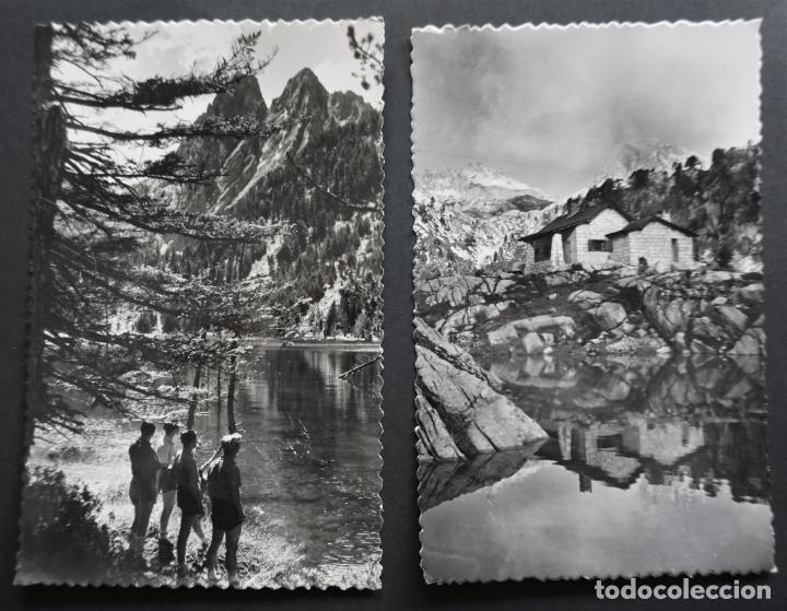 Postales: Regi&oacute;n de Espot y Sant Nicolau. 2 antiguas postales sin circular