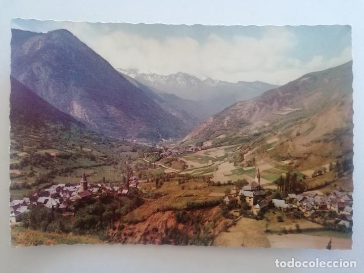 Postales: POSTAL PIRINEOS DE LERIDA, VALLE DE ARAN, PANORAMICA DESDE SALARDU
