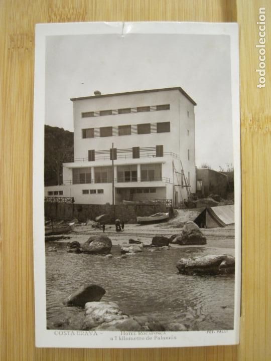 Postkarten: PALAMOS-HOTEL ROCAFOSCA-FOTOGRAFICA PALLI-POSTAL ANTIGUA-(96.674)
