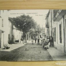 Postales: VILANOVA DE LA ROCA-CARRER MOGENT-FOTO BOSCH-POSTAL ANTIGUA-(96.677). Lote 359630470