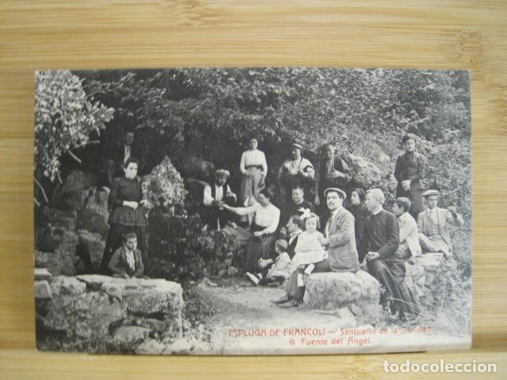 Postkarten: ESPLUGA DE FRANCOLI-SANTUARIO DE TRINIDAD-FUENTE DEL ANGEL-ATV 9 A.T.V.-POSTAL ANTIGUA-(96.683)