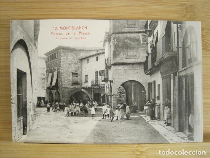 Postkarten: MONTBLANC-MONTBLANCH-PORXOS DE LA PLA&Ccedil;A-ROISIN-12-POSTAL ANTIGUA-(96.690)
