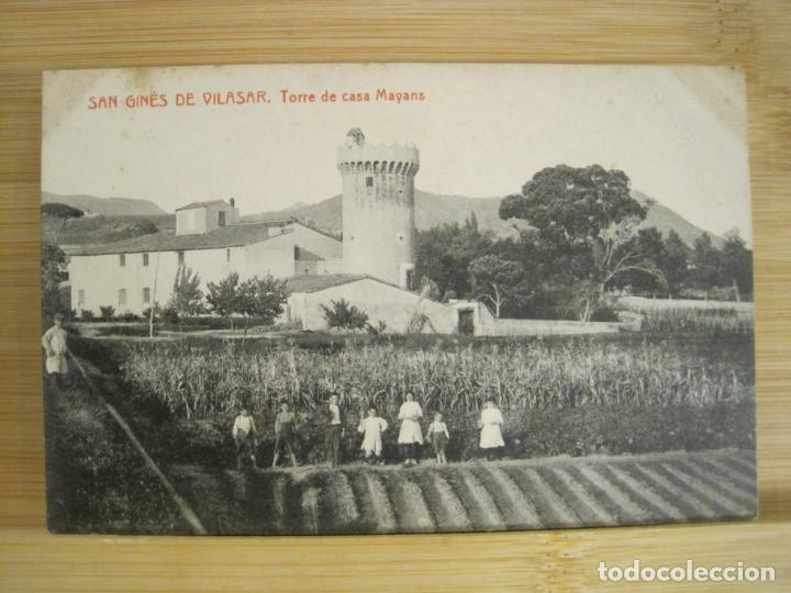 Postales: SAN GINES DE VILASAR-TORRE DE CASA MAYANS-THOMAS-POSTAL ANTIGUA-(96.697)