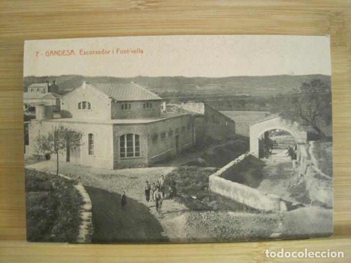 Postales: GANDESA-ESCORXADOR I FONT VELLA-7-THOMAS-POSTAL ANTIGUA-(96.700)