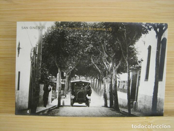 Postales: SAN GINES DE VILASAR-CARRETERA DE BARCELONA-FOTOGRAFICA-POSTAL ANTIGUA-(96.714)