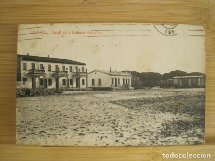 Postales: CALAFELL-DETALL DE LA COLONIA ESTIUENCA-THOMAS-POSTAL ANTIGUA-(96.736)