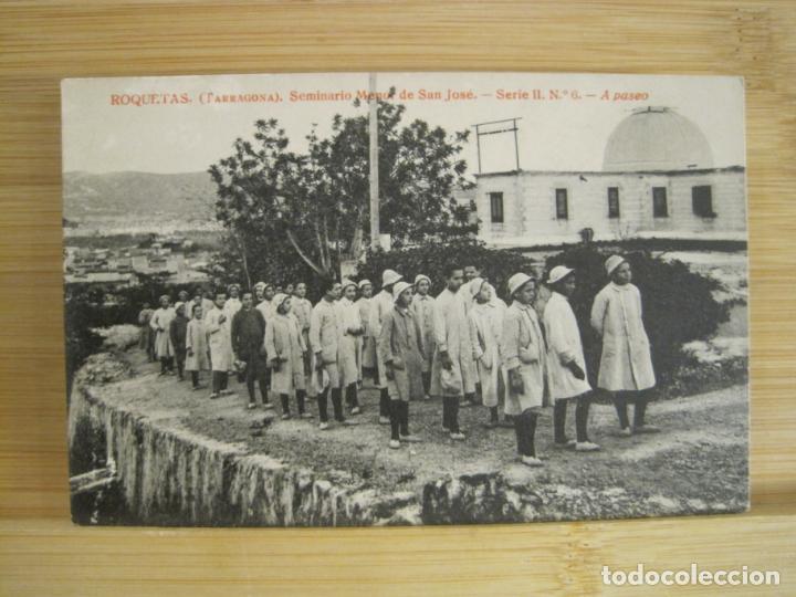 Cartes Postales: ROQUETAS-SEMINARIO MENOR DE SAN JOSE-PASEO-THOMAS-POSTAL ANTIGUA-(96.744)
