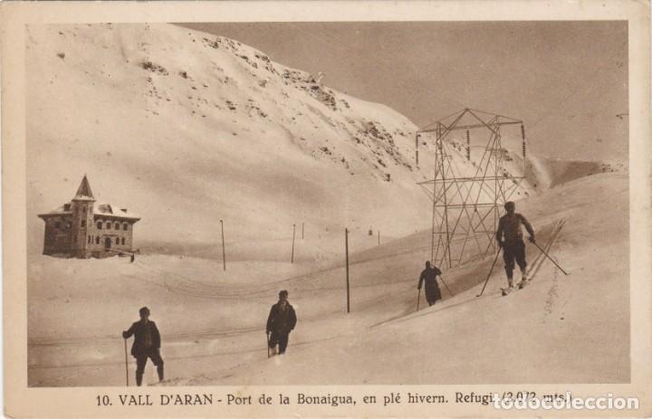Postales: Vall d'Aran - Port de la Bonaigua, en pl&eacute; hivern. Refugi. (2072 mts.) - Silvi Gord&oacute; n&ordm; 10 - 140x90mm
