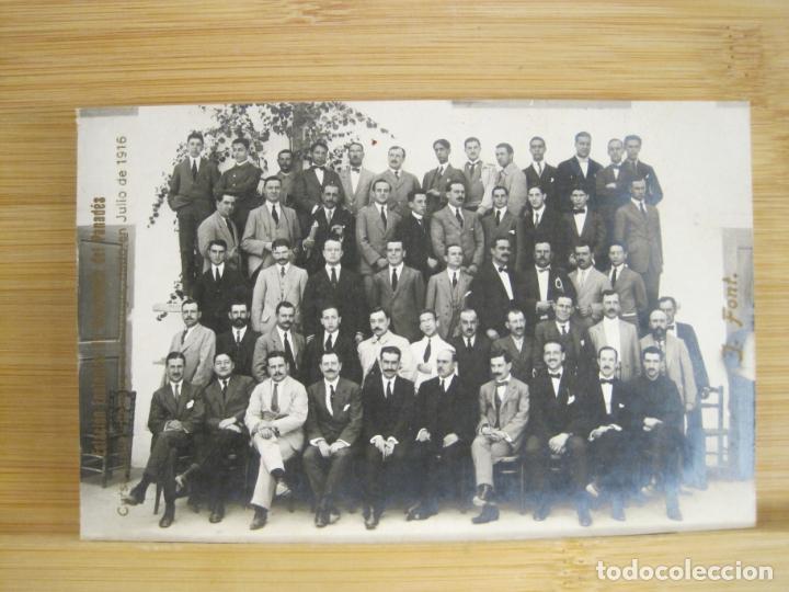 Cartes Postales: VILAFRANCA DEL PENEDES-ESTACION ENOLOGICA-CURSO A&Ntilde;O 1916-FOTOGRAFICA-POSTAL ANTIGUA-(96.898)