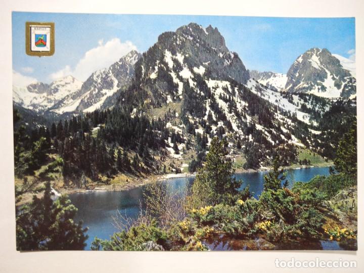 Postales: Pirineu Caral&agrave;. Vall d'Espot. Estany de Sant Maurici. Lago. Ed. Soberanas. 912. Nueva