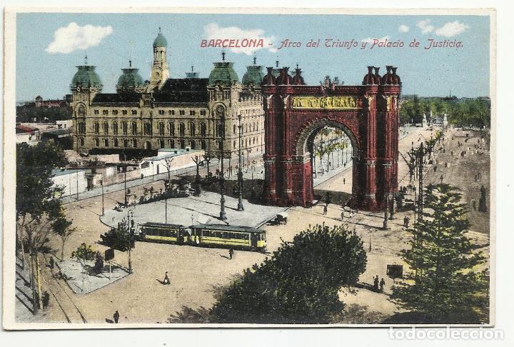 Postales: POSTAL ARCO DE TRIUNFO DE BARCELONA - Foto 1