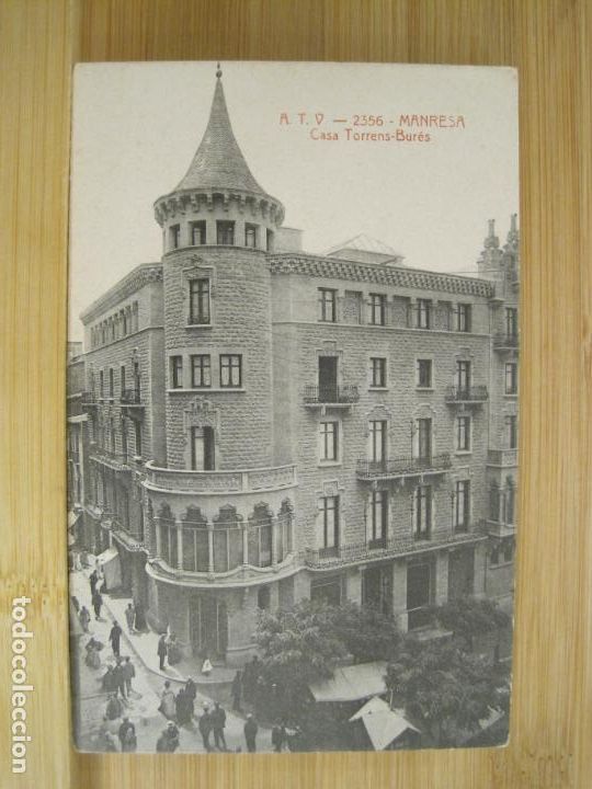 Postkarten: MANRESA-CASA TORRENS BURES-ATV 2356 A.T.V.-POSTAL ANTIGUA-(97.026)