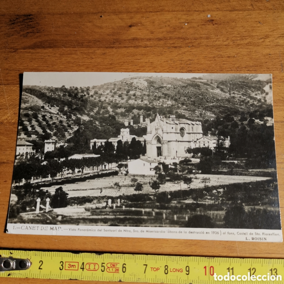 Cartes Postales: Postal del Santuari de N&ordf; S&ordf; de la Miseric&ograve;rdia abans de la destrucci&oacute; 1936, Canet de Mar Florentina