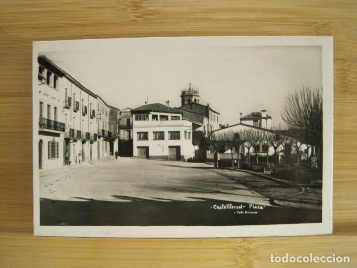 Postcards: CASTELLTER&Ccedil;OL-CASTELLTERSOL-PLAZA-FOTO RENOM-FOTOGRAFICA-POSTAL ANTIGUA-(97.115)